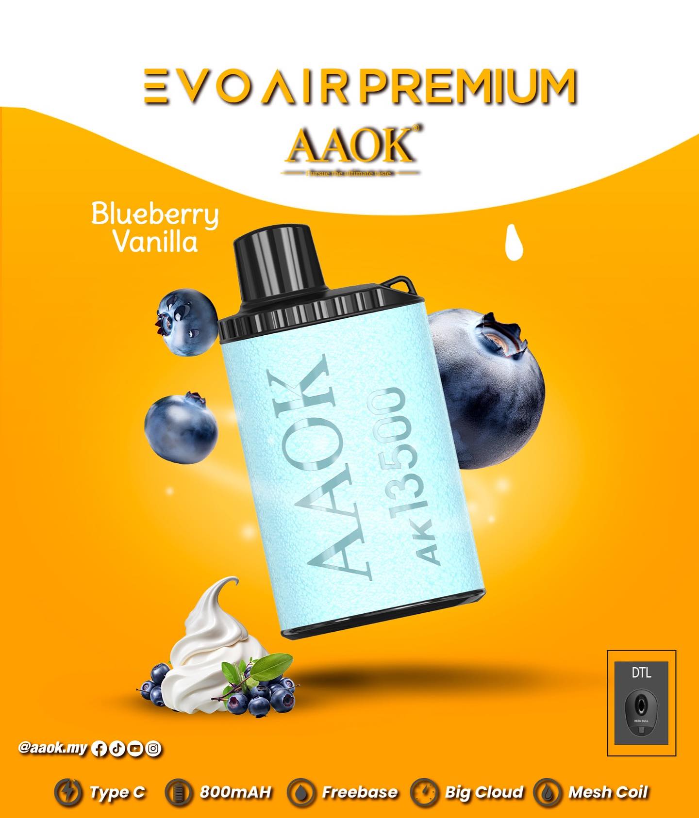 Aaok-Ak-13500-blueberry-vanilla-(SG VAPE COD)