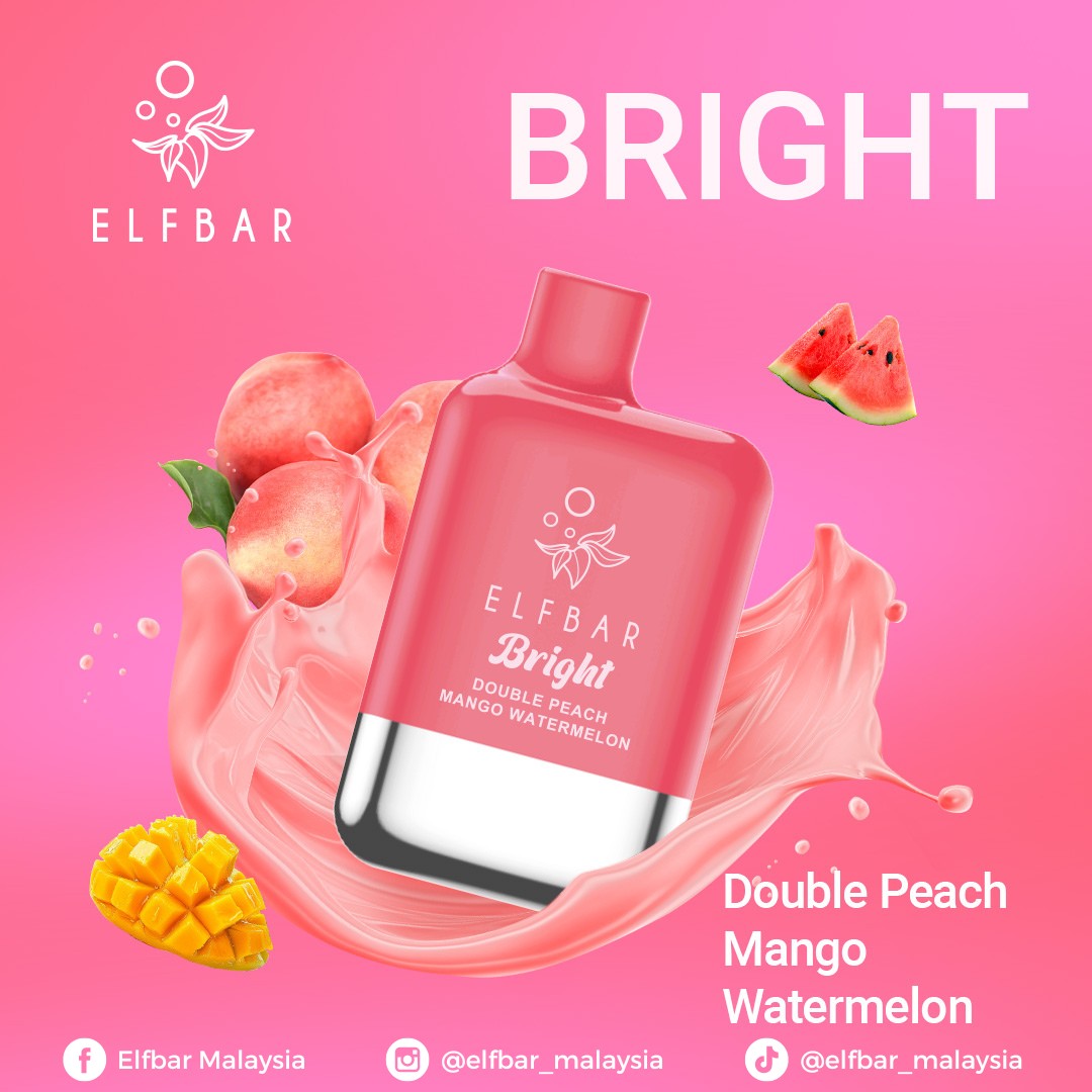 Elf_bar_bright_double_peach_mango_watermelon