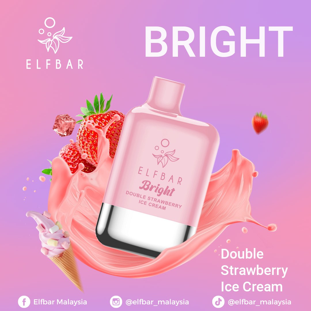 Elf_bar_bright_double_strawberry_ice_cream