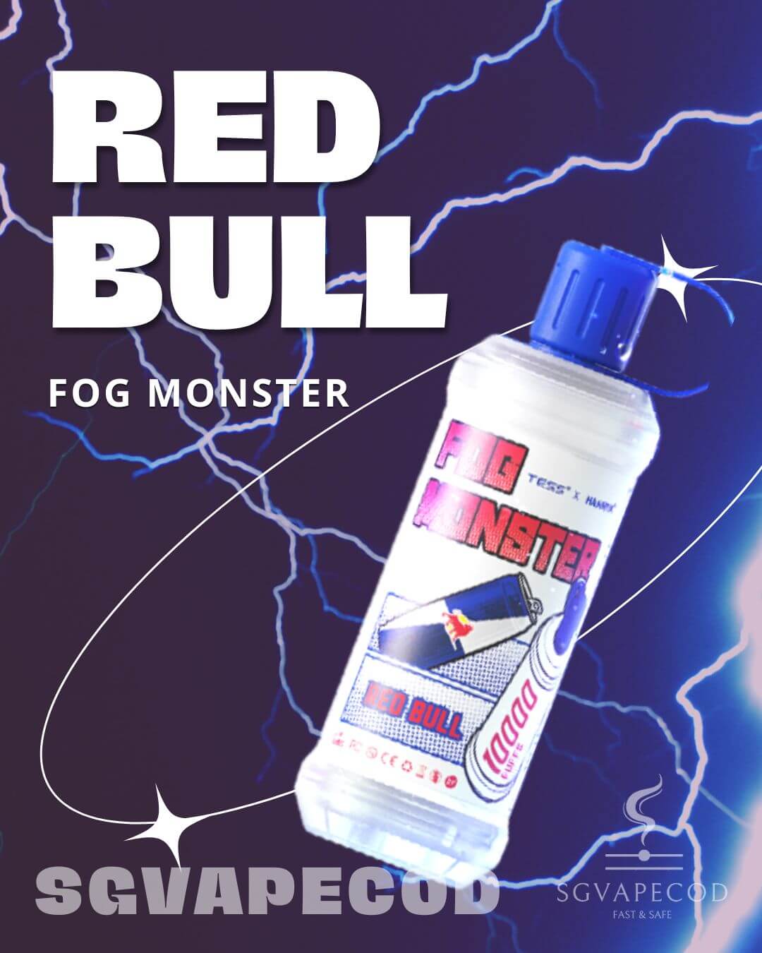 Fog Monster 10000-Redbull