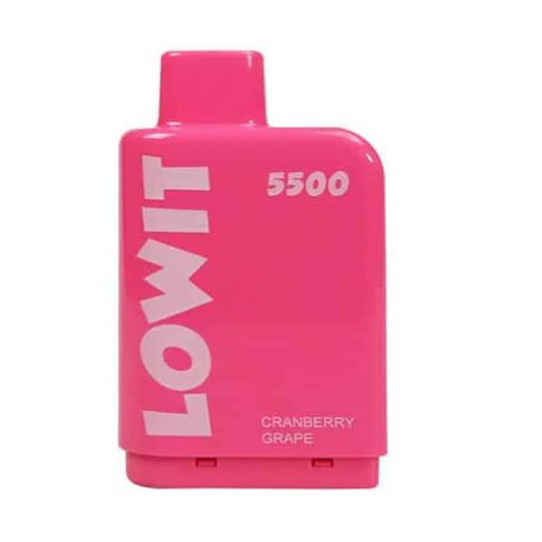 ELF BAR LOWIT 5500 POD (SG VAPE COD)-CRANBERRY GRAPE