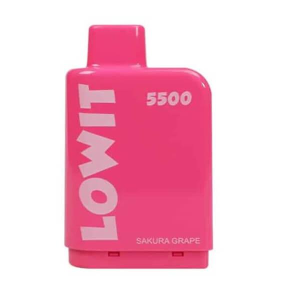 ELF BAR LOWIT 5500 POD (SG VAPE COD)-SAKURA GRAPE