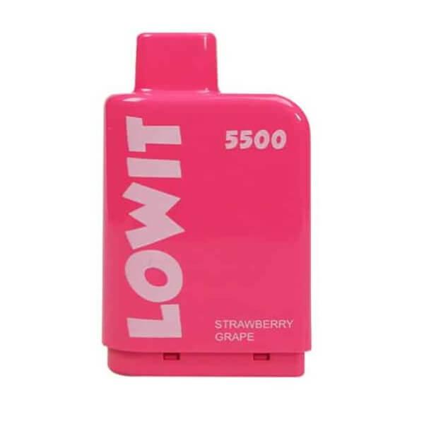 ELF BAR LOWIT 5500 POD (SG VAPE COD)-STRAWBERRY GRAPE