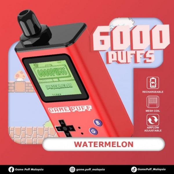 GAME PUFF 6000 (SG VAPR COD) - WATERMELON