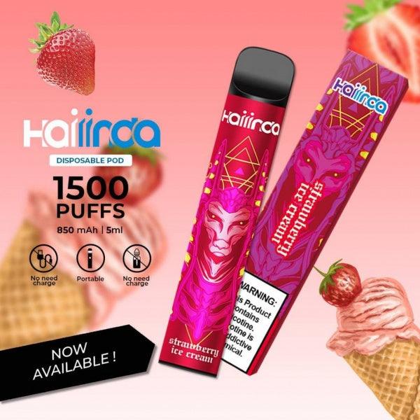 HAILIDA 1500 (SG VAPE COD) - STRAWBERRY ICE CREAM