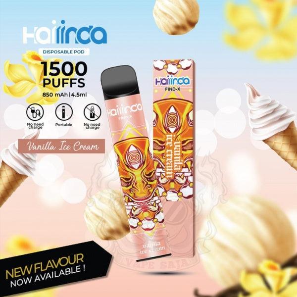 HAILIDA 1500 (SG VAPE COD) - VANILLA ICE CREAM