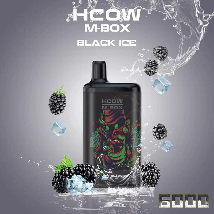 Hcow Mbox 6000 (SG VAPE COD)-BLACK ICE