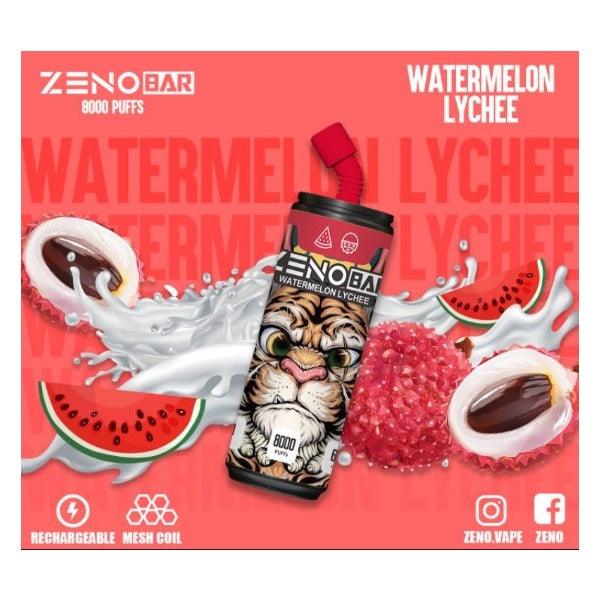 ZENO BAR 8000 (SG VAPE COD) - WATERMELON LYCHEE