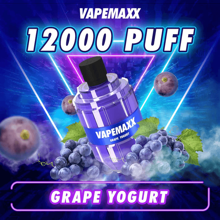 VAPEMAXX 12000(SG VAPE COD)-GRAPE YOGURT